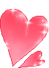Gif animé coeur rose